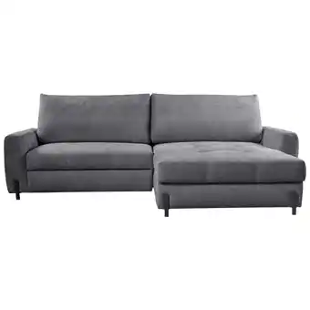 Möbelix Ecksofa Naomi Grau/schwarz, 265 Cm Angebot