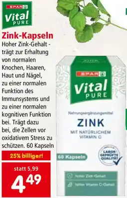 Interspar Zink-Kapseln Angebot