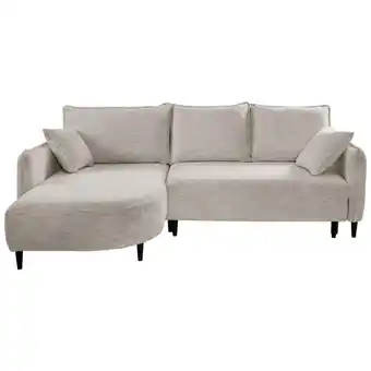 Möbelix Ecksofa Sycylia Creme/schwarz, 165 Cm Angebot