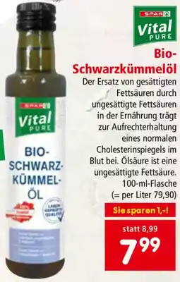 Interspar Bio- Schwarzkümmelöl Angebot