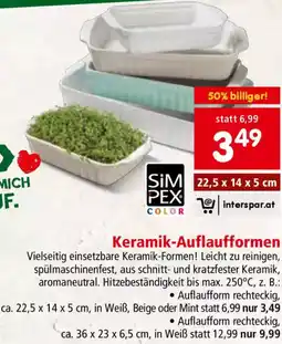 Interspar Keramik-Auflaufformen Angebot