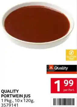 Transgourmet Quality portwein jus Angebot