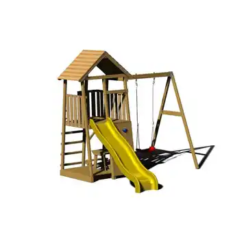 Möbelix Spielturm Pelikan Gelb/naturfarben, B: 270 Cm Angebot