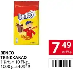 Transgourmet Benco trinkkakao Angebot