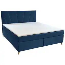 Möbelix Boxbett Mit Topper Lucia 180x200 Cm Dunkelblau Angebot