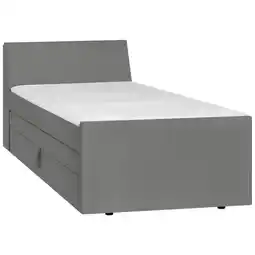 Möbelix Boxspringbett mit Bettkasten Nida 100x200 cm Grau Angebot