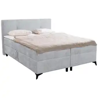 Möbelix Boxbett mit Bettkasten Haga Hellgrau 180x200 cm Angebot