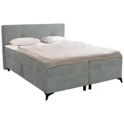 Möbelix Boxbett mit Bettkasten Haga Grau 180x200 cm Angebot