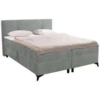 Möbelix Boxbett mit Bettkasten Haga Grau 180x200 cm Angebot