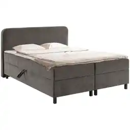 Möbelix Boxbett mit Bettkasten Viva Grau 180x200 cm Angebot