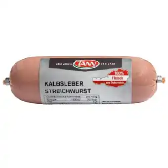 SPAR Gourmet Kalbsleberstreichwurst fein SPAR Gourmet Angebot