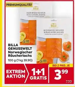 Billa Norwegischer Räucherlachs Angebot