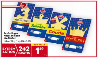 Billa Käsescheiben div. Sorten Angebot