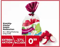 Billa Knackig frische Snack Radieschen Angebot