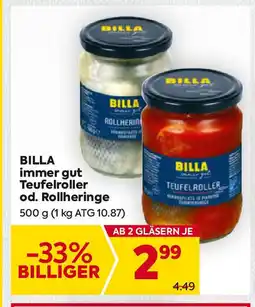 Billa Teufelroller od Rollheringe Angebot