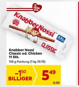 Billa Classic od. Chicken 11 Stk. Angebot