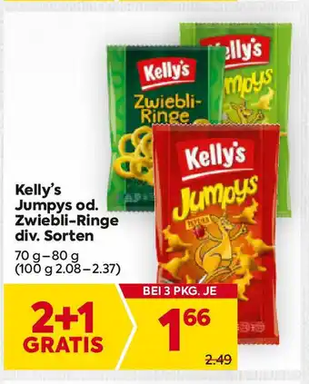 Billa Jumpys od. Zwiebli-Ringe div. Sorten Angebot