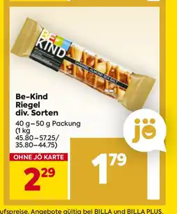 Billa Riegel div. Sorten BILLA Angebot