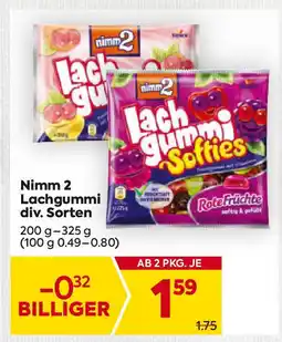 Billa Lachgummi div. Sorten Angebot