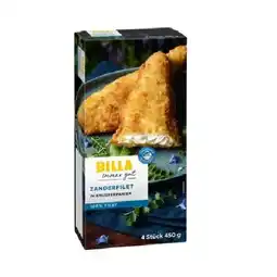 Billa Zander Naturfilets od. in Knusperpanier BILLA Angebot