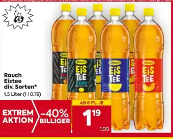 Billa Rauch Eistee Angebot