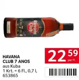Transgourmet Havana Club 7 Anos Angebot