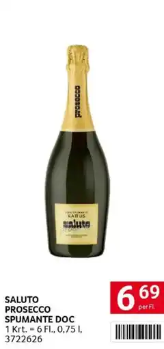 Transgourmet Saluto Prosecco Spumante Doc Angebot