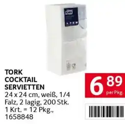 Transgourmet Tork Cocktail Servietten Angebot