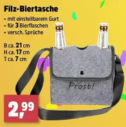 Thomas Philipps Filz-Biertasche Angebot