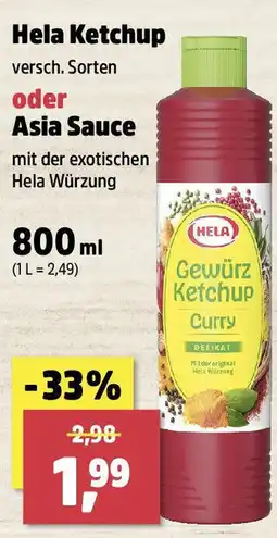 Thomas Philipps Hela Ketchup oder Asia Sauce Angebot