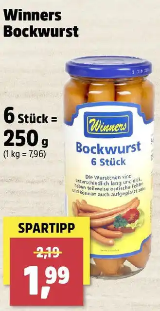 Thomas Philipps Winners Bockwurst Angebot