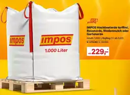 Lagerhaus Graz Land IMPOS Hochbeeterde torffrei, Rasenerde, Rindenmulch oder Gartenerde Angebot