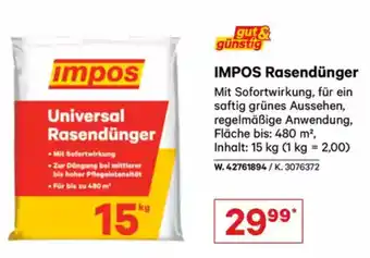 Lagerhaus Graz Land IMPOS Rasendünger Angebot