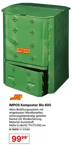 Lagerhaus Graz Land IMPOS Komposter Bio 600 Angebot