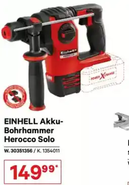 Lagerhaus Graz Land EINHELL Akku- Bohrhammer Herocco Solo Angebot