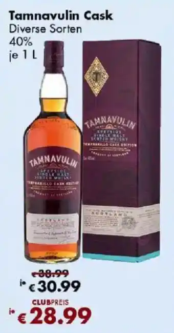 Travel FREE Tamnavulin Cask Angebot