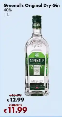 Travel FREE Greenalls Original Dry Gin Angebot