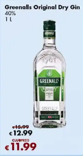 Travel FREE Greenalls Original Dry Gin Angebot