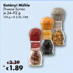 Travel FREE Kotányi Mühle Angebot