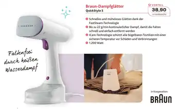 Krone Vorteilswelt Braun-Dampfglätter QuickStyle 5 Angebot