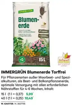 Lagerhaus Immergrün Blumenerde Torffrei Angebot