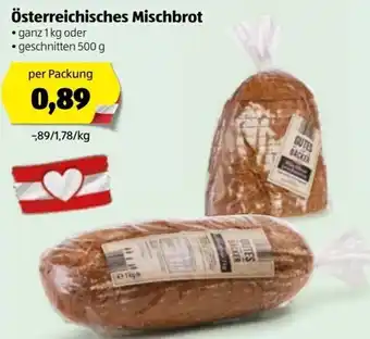 Hofer Österreichisches Mischbrot 500 g Angebot