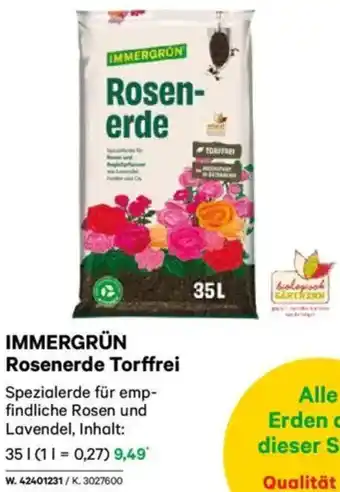 Lagerhaus Immergrün Rosenerde Torffrei Angebot