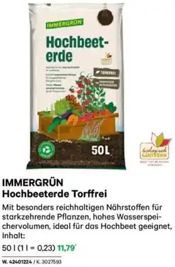 Lagerhaus Immergrün Hochbeeterde Torffrei Angebot