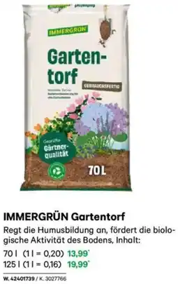 Lagerhaus IMMERGRÜN Gartentorf Angebot