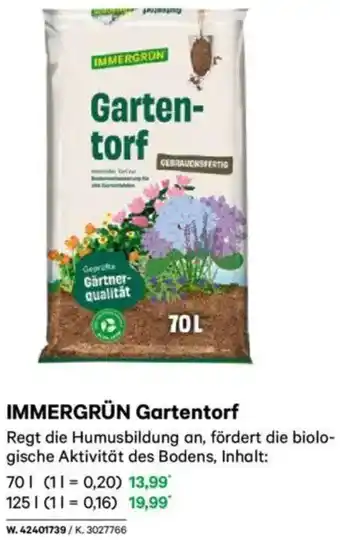 Lagerhaus IMMERGRÜN Gartentorf Angebot