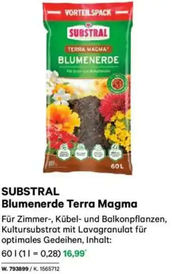 Lagerhaus SUBSTRAL Blumenerde Terra Magma Angebot