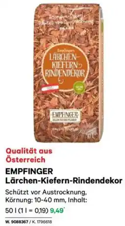 Lagerhaus EMPFINGER Lärchen-Kiefern-Rindendekor Angebot