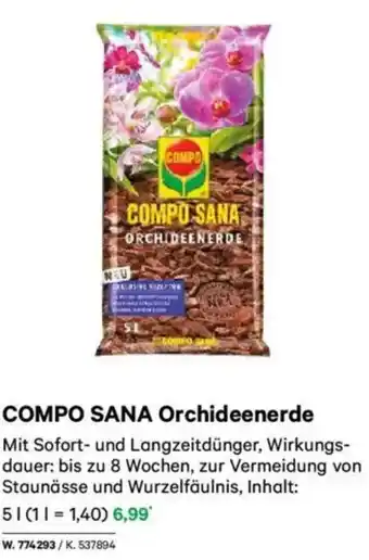 Lagerhaus COMPO SANA Orchideenerde Angebot