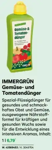 Lagerhaus IMMERGRÜN Gemüse- und Tomatendünger Angebot